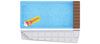 Композитный бассейн Савой Pool Cover FRANMER